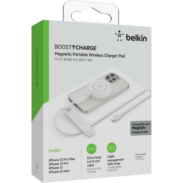 Беспроводное зарядное устройство Belkin WIA005vfWH белый