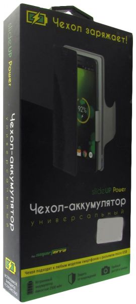 Чехол-аккумулятор SMARTERRA SlideUP micro USB 2500 мAч L Красный